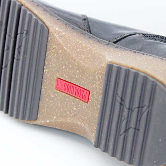 PIKOLINOS ‘Granada’ 8988 Women's Black Leather Zip Ankle Boots - Picture 9 of 12